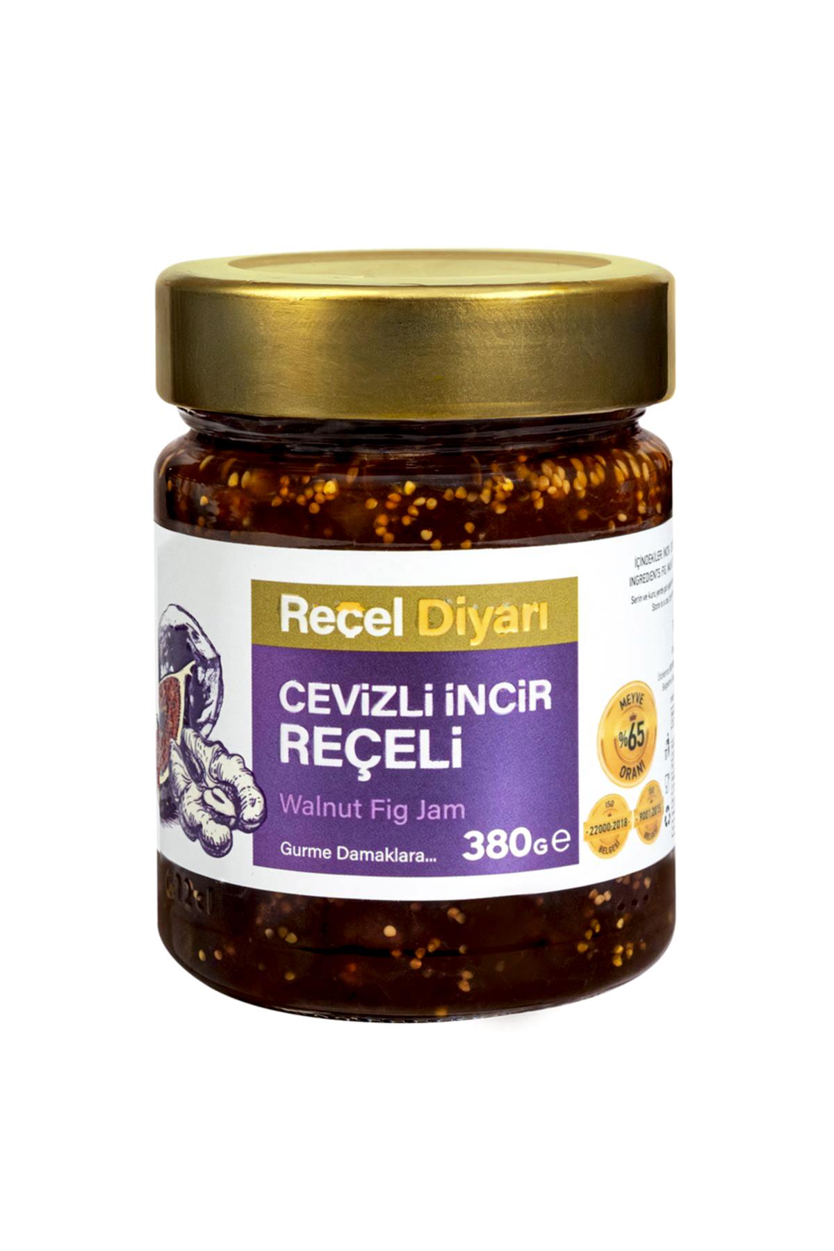 Cevizli Kuru İncir Reçeli 380 Gr